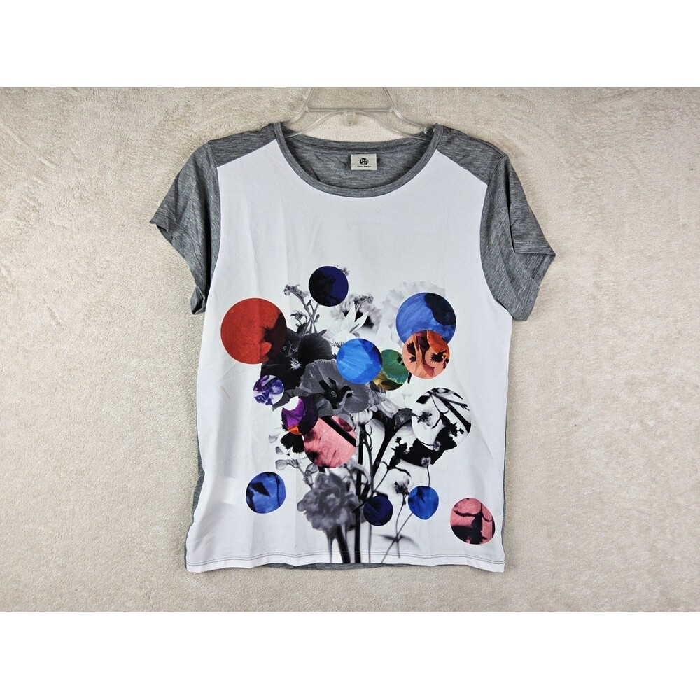 Paul Smith PS Women's Short Sleeve Floral Blouse Top Size M